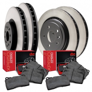 KNS Brake Rotors and DBA XP Xtreme Performance Brake Pads