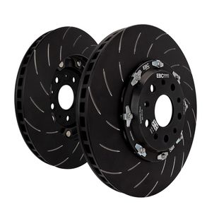 EBC Racing Two-Piece Floating SG Grooved Rotors - Pair