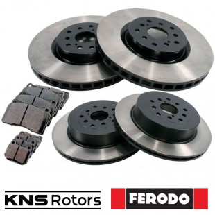KNS Brake Rotors and Ferodo DS2500 Brake Pads