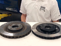 Brake rotors for Corvette C6 Z06 - KNS Rotors vs OEM comparison